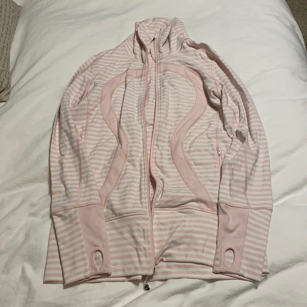 Lulu lemon pink jacket size 10